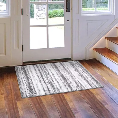 Miniatura 19 de GlowSol Alfombra de pasillo lavable de 2 x 6 pies, antideslizante, suave, alfombra de baño que no se desprende, alfombra de interior de pelo bajo