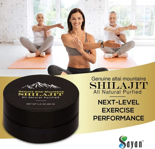 Miniatura 3 de Sayan Shilajit - Tabletas minerales de resina negra orgánica pura y paquete de resina altamente potente, suplemento de ácido fúlvico orgánico