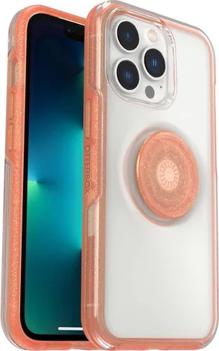 Miniatura 7 de OtterBox Funda para iPhone 13 Pro Otter + Pop Symmetry Series - Aguas tranquilas (azul), PopSockets integrados PopGrip, delgada, apta para bolsillo