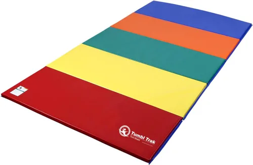 Miniatura 14 de Tumbl Trak Colchoneta plegable para gimnasia Azul Real