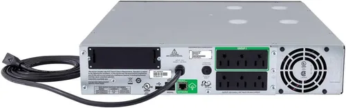 Miniatura 4 de APC UPS inteligente de 1500 VA con SmartConnect, batería de respaldo de UPS de montaje en rack, Sinewave, AVR, 120 V (SMT1500RM2UC) + cable de red +
