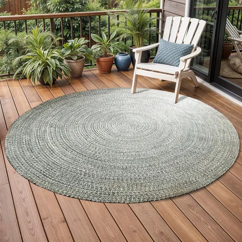 Miniatura 29 de Superior Alfombra de área grande para interiores y exteriores, reversible, trenzada, decoración del piso del hogar para sala de estar, cocina
