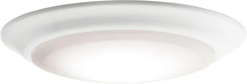 Miniatura 15 de Kichler Gen I Downlight LED, montaje empotrado al techo de 7.5", luz interior regulable, 2700K, (7.5" x 1.5"), blanco, 43846WHLED27