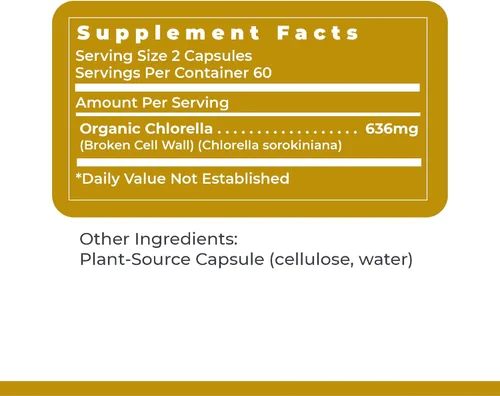 Miniatura 6 de Premier Research Labs Medi Chlorella-FX - Cápsulas de clorofila, cápsulas de clorofila, píldoras orgánicas para mujeres y hombres, suplemento