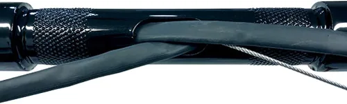 Miniatura 4 de Dominator Industries Manillares Ape Hanger Meathook Bar de 1 1/4" PRE-CABLEADOS de 14" compatibles con Harley Davidson Bagger Electra & Street Glide