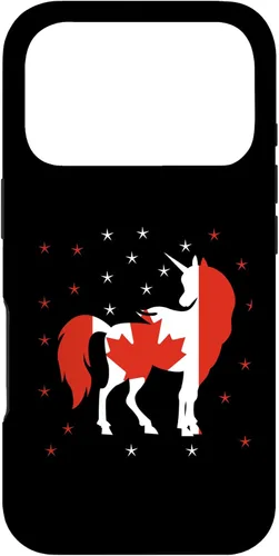 Miniatura 29 de Funda para iPhone 13 Pro Max Unicornio Bandera de Canadá