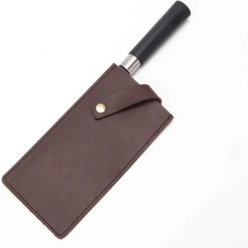 Miniatura 7 de Funda de cuero Crazy Horse, fundas universales para cuchillos de carne, protectores de bordes impermeables para cuchillos de chef, protectores