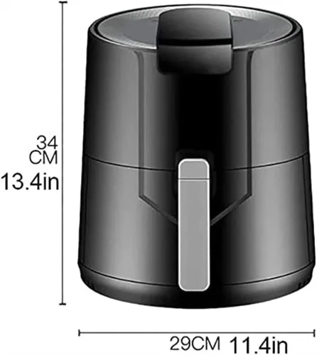 Miniatura 7 de Freidora de aire de 5.8 cuartos de galón, horno freidora de aire, horno caliente eléctrico sin aceite, 6 funciones de cocción, pantalla táctil