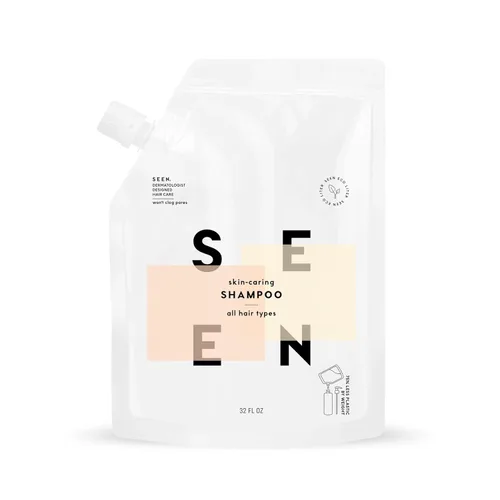 SEEN Champú Eco-Refill - No Comedogénico y Champú para el Cabello - Desarrollado por Dermatólogos - Seguro para Piel Sensible, con Eczema y Propensa