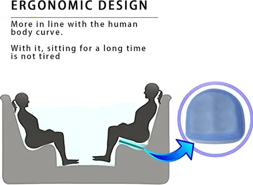 Miniatura 3 de Asiento inflable para bañera de hidromasaje con ventosas y cubierta de malla, asiento de cojín inflable de doble uso, almohada inflable