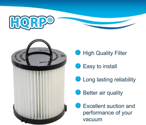 Miniatura 3 de HQRP Filtro de polvo HEPA DCF-21 compatible con Eureka Airspeed AS1041A, AS1048A, AS1049A, AS1061A, AS1000 AS1040 AS1060 Series Aspiradora vertical