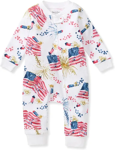 Miniatura 193 de Burt's Bees Baby - Pijama de una pieza para bebé, mameluco para dormir y jugar, algodón 100% orgánico, cremallera frontal