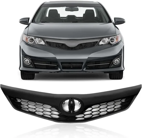 Miniatura 13 de PIT66 Rejilla del parachoques delantero Compatible con Toyota Camry Hybrid 2007 2008 2009 de plástico ABS Rejilla central inferior 53112-06010