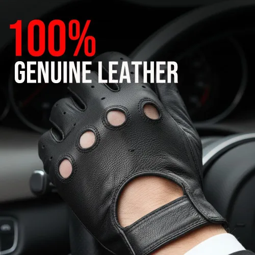 Miniatura 6 de Nuevos Guantes de Cuero de Policía Motociclista para Conducir Montar Carreras Cuero Natural Real Pantalla Táctil Ventilación Hombres Mujeres