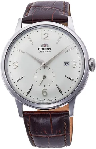 Orient RA-AP0002S10B - Reloj analógico automático unisex para adultos con correa de piel, color marrón y gris, Marrón Gris, Pulsera