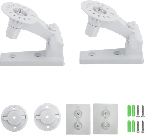 Soporte de pared para cámara compatible con Tapo C210/C200 y Kasa Indoor Pan EC70/EC71/KC410S, soporte de ángulos ajustables Rotación de 180 grados,