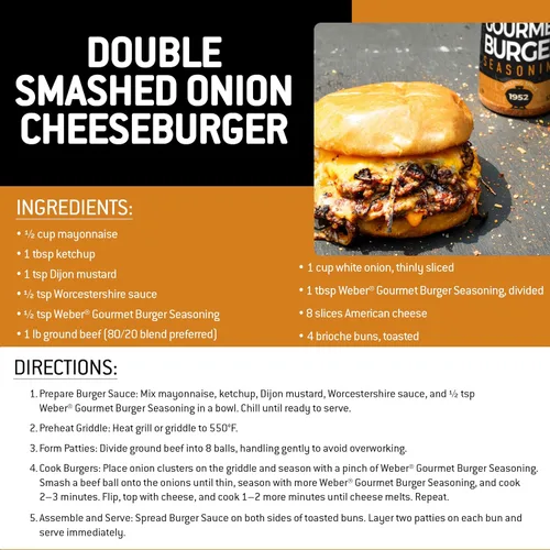Miniatura 7 de Weber Flavor Bomb - Condimento para hamburguesas, 3.7 oz