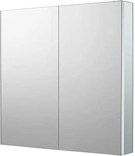 Miniatura 11 de Sunrosa Botiquín de Medicina de Aluminio para Baño con Puerta de Espejo, 30"×27.5" Gabinete de Espejo de Baño, Montable en Pared y Empotrable
