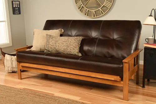 Miniatura 32 de Kodiak Furniture Monterey Marco de Futón con Acabado Butternut, Full, Solo marco
