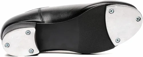 Miniatura 4 de Mens Lace Up Black Tap Shoes Leather Oxford Dance Shoe