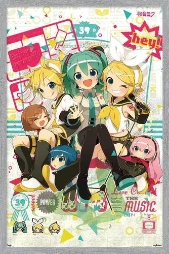Miniatura 15 de Trends International Hatsune Miku Hey - Póster de pared (22.375 x 34 pulgadas)