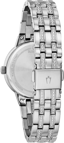 Miniatura 3 de Bulova Ladies' Crystal Phantom 3-Hand Quartz Watch, Faceted Mineral Glass Dial