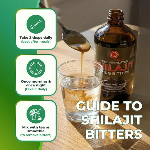 Miniatura 4 de Essence Herbs Shilajit - Líquidos amargos hechos con shilajit, moringa, semillas negras y más (paquete de 1)