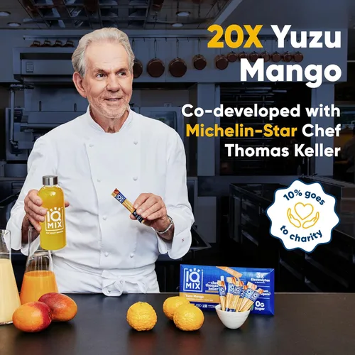 Miniatura 2 de IQMIX x Chef Thomas Keller - Polvo de Electrolitos para Hidratación – Fórmula 4 en 1 para Hidratación, Claridad Mental, Estado de Ánimo