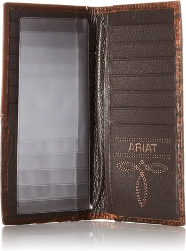 Miniatura 4 de Ariat Caiman Floral Over Circle Rodeo cartera para hombre