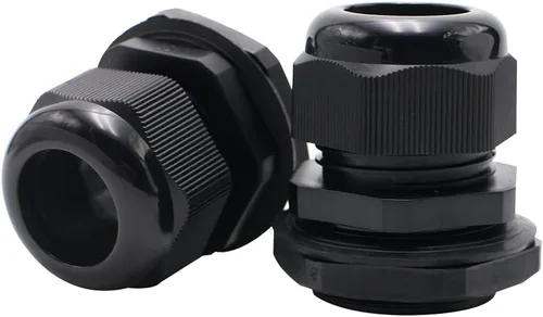 Miniatura 3 de MAKERELE NPT de 1" Conector de Glándula de Cable Agarre de Cordón Protectores de Alambre de Nylon Plástico Impermeables