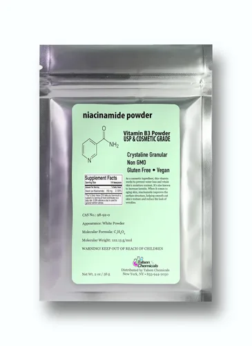 Miniatura 10 de Polvo puro de niacinamida para el cuidado de la piel (vitamina B3), suero de niacinamida, polvo de niacina (1 onza/0.99 oz) de grado cosmético