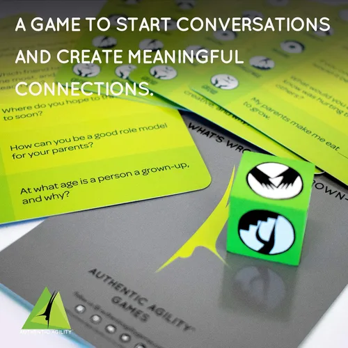 Miniatura 8 de Authentic Agility ¿Qué pasa con el juego de adultos? Rompehielos de 500 preguntas para familias, adolescentes y adultos para generar conversaciones