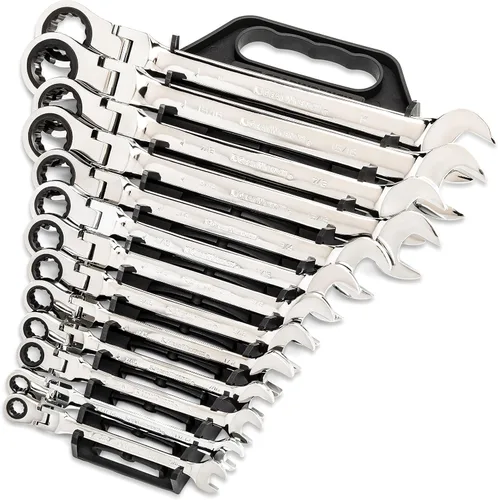 Miniatura 6 de GEARWRENCH Juego de llaves de trinquete combinadas flexibles de 25 piezas, SAE/MM - 86730