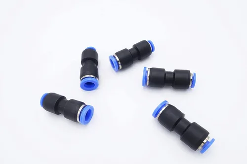 Miniatura 13 de Empuje para conectar, tubo de 1/2 pulgada de diámetro exterior x tubo de 1/4 pulgadas, conector de dos vías de unión recta de aire neumático