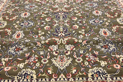 Miniatura 220 de Unique Loom Colección Sialk Hill - Alfombra de área Washington (3 pies 3 pulgadas x 5 pies 3 pulgadas, rectángulo, burdeos/crema)
