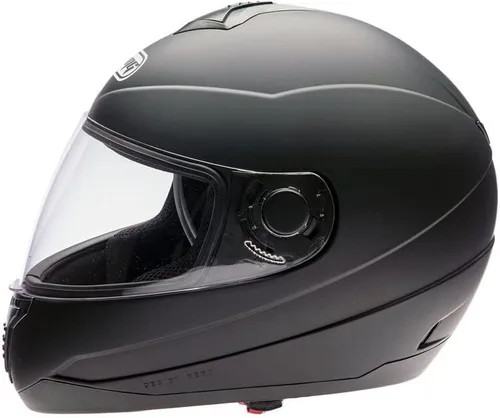Miniatura 3 de MMG El casco integral para motocicleta DOT Street Legal viene con escudo transparente y protector ahumado de repuesto (MGAH26) (negro mate, mediano)