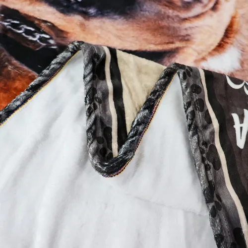 Miniatura 5 de Tupmnbry Manta tipo bóxer para perros y cachorros, manta de franela súper suave, ligera y esponjosa para mascotas lindas, 50 x 60 pulgadas