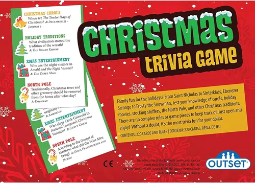 Miniatura 3 de Juego de trivia de Navidad: un Ho-Ho perfecto contiene más de 200 cartas, gran juego de fiesta para edades de 12 años en adelante juegos de cartas