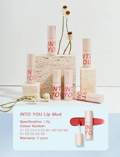 Miniatura 6 de INTO YOU Lápiz labial mate, Super Stay para mujer, tinte de labios de larga duración, impermeable, barro de labios, suave y ligero, mousse de C1