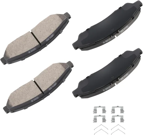 Miniatura 10 de cciyu Juego de pastillas de freno delanteras de cerámica profesional D681 para BMW 530i, 97-03 para BMW 540i, 95 97-01 para BMW 740i, 95-01 para BMW
