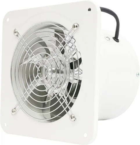 Miniatura 10 de DNYSYSJ Ventilador de escape de pared de 6 pulgadas, ventilador de alto flujo de aire, 110 V, 40 W, 2800 RPM, extractor de ventilación sin ruido