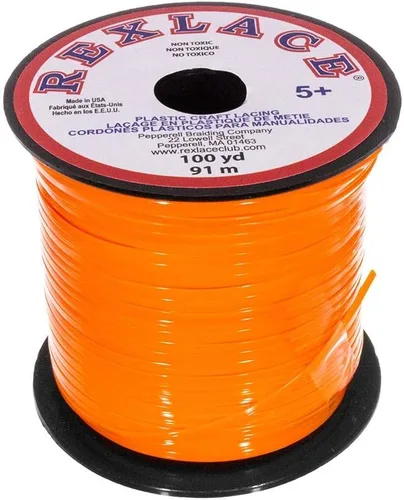 Miniatura 8 de Craft County Rexlace Plastic Craft Lace - Encaje para manualidades, 3/32 pulgadas (verde manzana)
