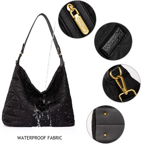 Miniatura 3 de Montana West Wrangler Quilted Hobo Purses for Women Shoulder Crossbody Bags