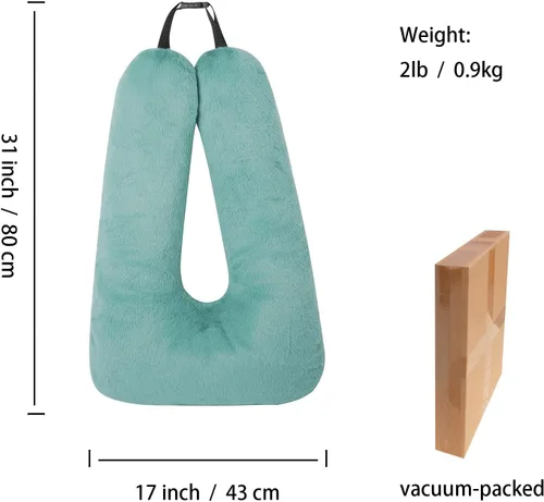 Miniatura 5 de Atablyn La almohada de cuello para niños proporciona doble apoyo a la cabeza y el cuello en cualquier posición de sueño en vuelos, automóviles