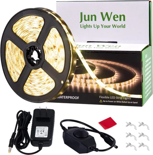 Miniatura 10 de Tira de luces LED impermeable, intensidad regulable, 16.4 pies / 5m, 300 LED SMD 2835