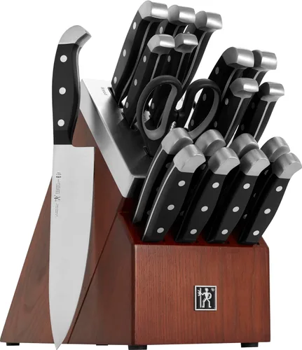 Miniatura 3 de Henckels International Statement - Juego de 20 cuchillos autoafilables negros