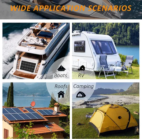 Miniatura 8 de Kit solar eólico de 500 W, sistema de 12 V fuera de la red: generador de turbina eólica de 400 W + 1 panel solar flexible ETFE de 100 W +