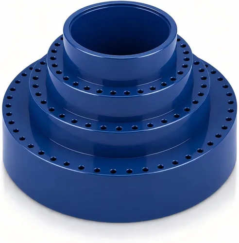 Miniatura 12 de Tenedor rotatorio de la broca del tenedor de la herramienta de los accesorios 116 agujeros Rotary Tool Bit Holder Azul