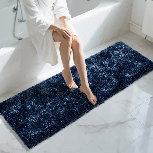 Miniatura 33 de Yimobra - Alfombra grande para baño antideslizante de 36x24 pulgadas, extra gruesa y suave, absorbente de felpilla, alfombras de baño lavables a
