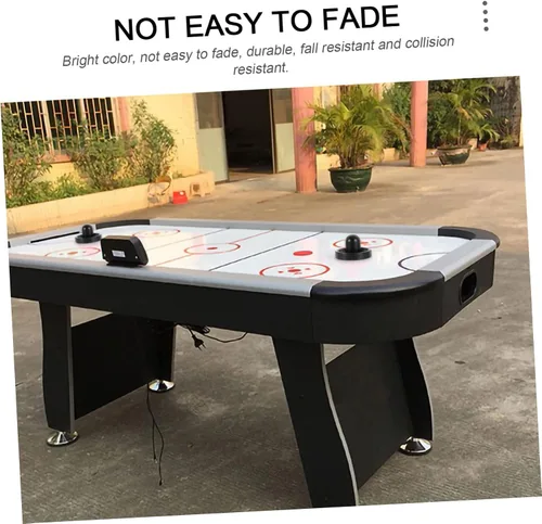 Miniatura 2 de Toddmomy 2 juegos de discos y palas de hockey de aire, asas de portería, remos accesorios de repuesto, empujadores de hockey de aire, paletas